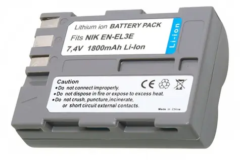 TRX baterie pro Nikon 1500 mAh / pro D50 / D70 / D80 / D90 / D100 / D200 / D300 / D300s / D700 / neoriginální