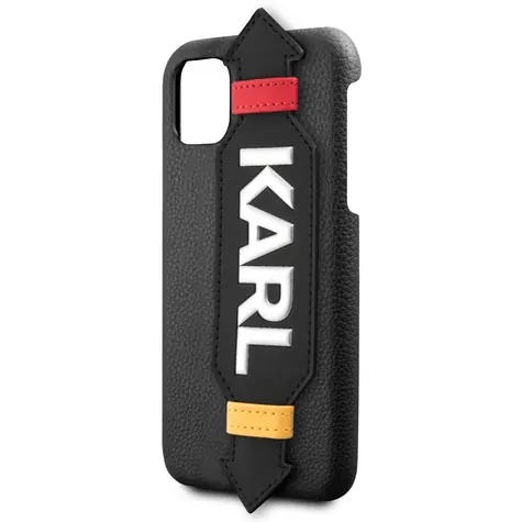 Karl Lagerfeld Strap Kryt pro Apple iPhone 11 Pro černá