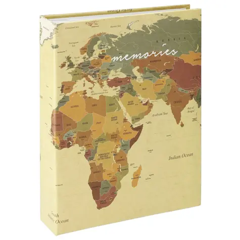 Hama WORLD MAP 10x15 (200 foto) / Album memo / popisové štítky