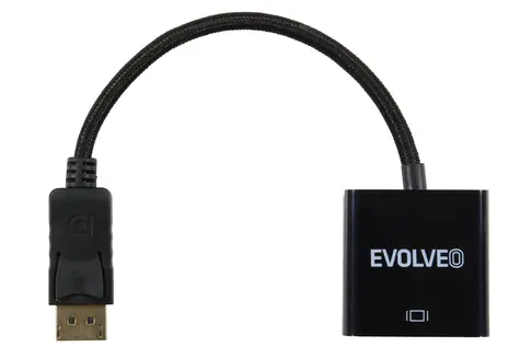 EVOLVEO DisplayPort - DVI adaptér / podporované rozlišení 480i - 1080p