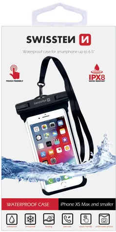 SWISSTEN WATERPROOF vodotěsné pouzdro černá