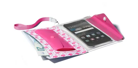 Cellularline Voyager Pochette Voděodolné pouzdro s peněženkou pro telefony do velikosti 5.2