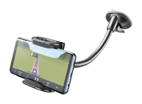 Cellularline Pilot Flexi Univerzální držák s přísavkou pro mobilní telefony černá