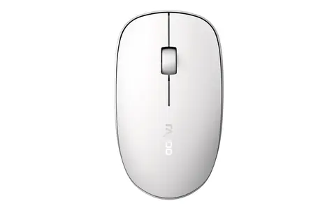 Rapoo M200 Silent Multi-mode bílá / bezdrátová optická myš / 1300 DPI / 2.4 Ghz / BT 3.0 a 4.0 / 3 tl. + kolečko