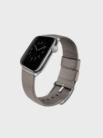 Uniq Mondain kožený řemínek pro Apple Watch 44mm - Sand béžová