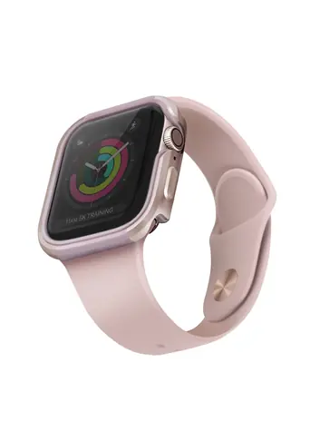Uniq Valencia pouzdro pro Apple Watch (44mm) - Blush růžová