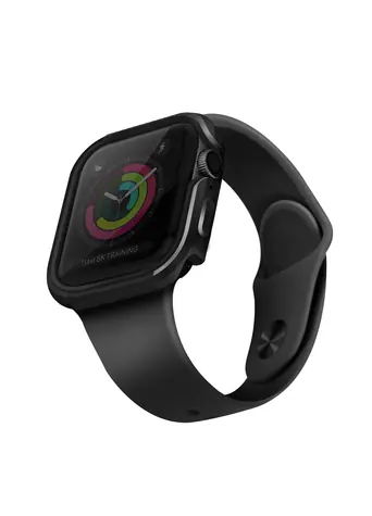 Uniq Valencia pouzdro pro Apple Watch (44mm) - Gunmetal šedá
