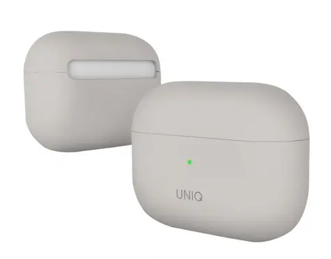 Uniq Lino Hybrid Liquid silikonové ochranné pouzdro pro AirPods Pro - Ivory béžová