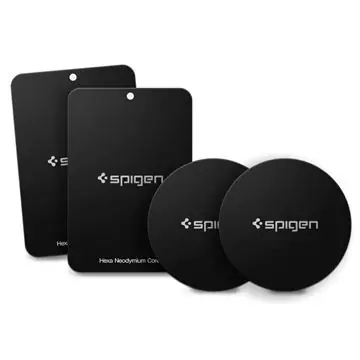 Spigen Kuel MP-4P náhradní sada kovových podložek černá