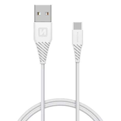 SWISSTEN SUPER FAST CHARGING datový kabel USB-C 1.5m bílá / 5A