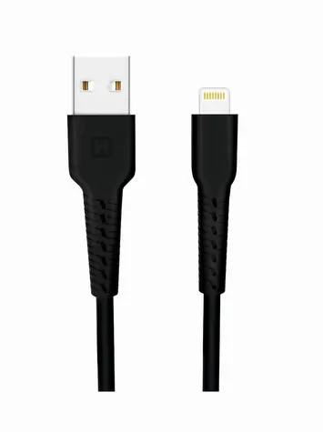 SWISSTEN datový kabel USB - LIGHTNING 1m černá