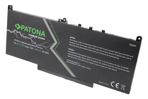 PATONA baterie pro notebook DELL LATITUDE E7260 & E7270 & E7470 / 7200mAh / Li-lon / 7.6V