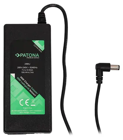 PATONA PT2564 napájecí adaptér k notebook 19V / 4.74A 90W / konektor 7.4x5mm+pin / HP / PREMIUM