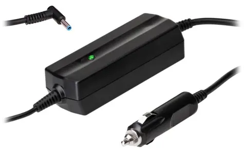 TRX Akyga napájecí adaptér do auta 19.5V pro notebooky HP & Compaq / 3.33A / 65W / 4.5x3.0mm + pin 