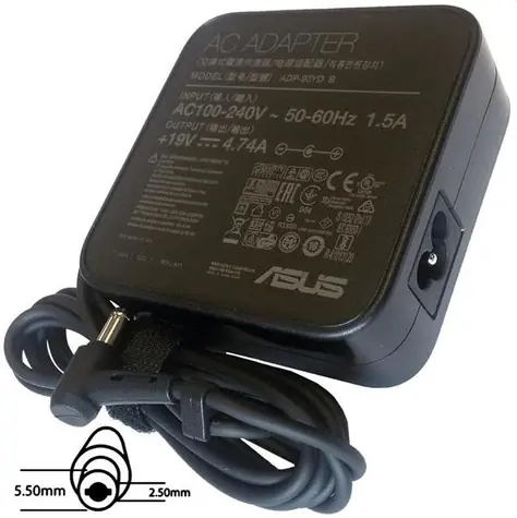 ASUS AC adapter 90W 19V 3pin (5.5mm) / bez siť. šňůry