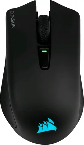 Corsair Harpoon RGB Wireless černá / Bezdrátová optická myš / 10000 DPI / 6 tlačítek / RGB / Bluetooth / USB dongle