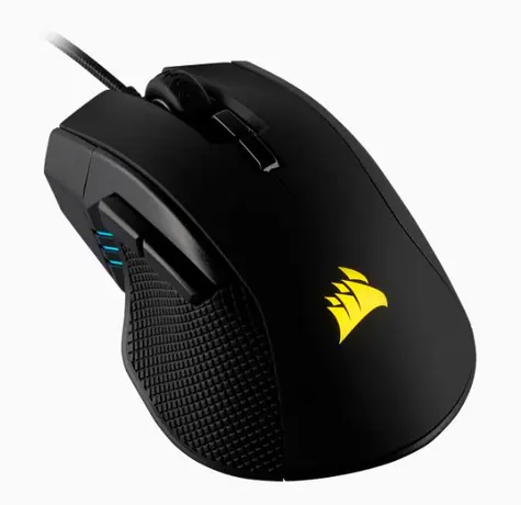 Corsair Ironclaw RGB černá / Optická herní myš / 18000 DPI / 7 tlačítek / RGB LED podsvícení / USB
