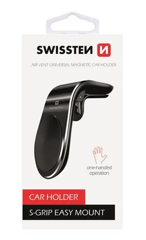 SWISSTEN EASY MOUNT černá / Magnetický držák do ventilace auta
