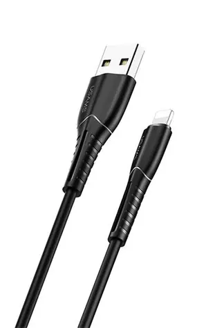 USAMS SJ364 U35 Datový Kabel Lightning černá