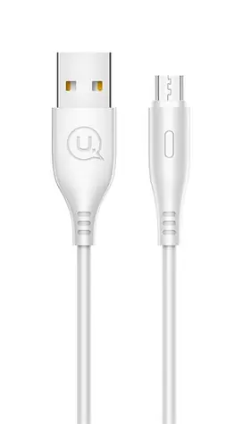 USAMS SJ268 Round microUSB Datový Kabel bílá