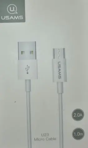 USAMS SJ284 Datový Kabel microUSB bílá