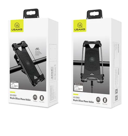 USAMS ZJ053 Silikonový Držák na Kolo černá
