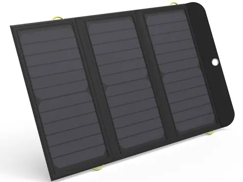 Sandberg USB-C solární nabíječka / 21W / výstup 3A / 2xUSB / 1xUSB-C / účinnost 23.5% / černá