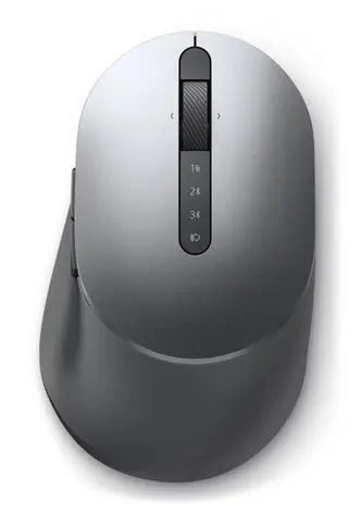 DELL MS5320W šedá / Bezdrátová optická myš / 1600dpi / 7 tlačítek / 2.4Ghz / Bluetooth / 1x AA baterie