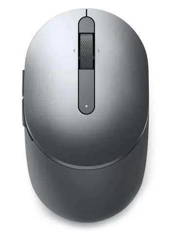 DELL MS5120W (570-ABHL) šedá / Bezdrátová optická myš / 1600dpi / 7 tlačítek / 2.4GHz / Bluetooth / 1x AA baterie