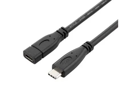 PremiumCord Prodlužovací kabel USB 3.1 generation 2 C / samec - samice / 1m