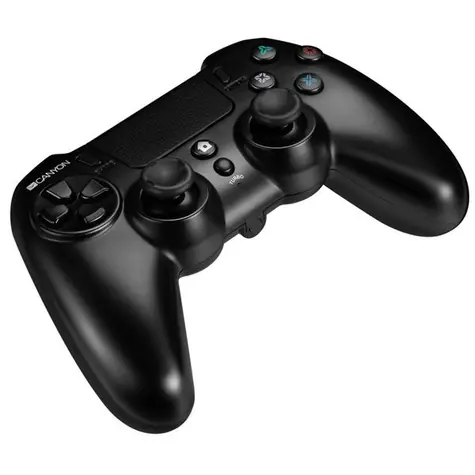 Canyon bezdrátový gamepad s touchpadem černá / 4-way D-pad / 20 tlačítek / pro PS4