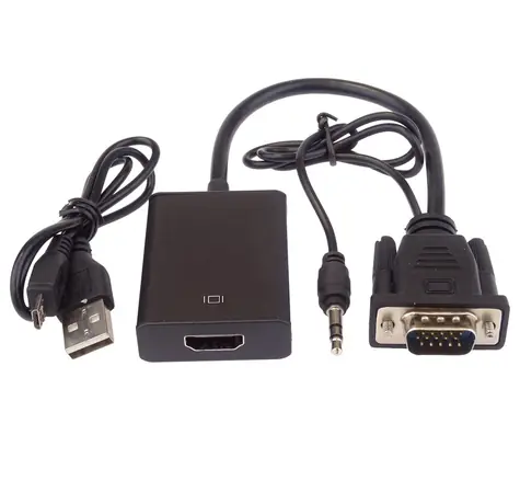 PremiumCord převodník VGA+YUV na HDMI
