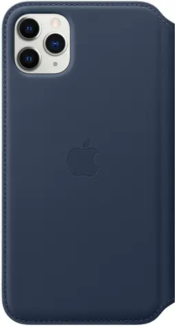 Apple Leather Folio pouzdro pro iPhone 11 Pro Max - Deep Sea Blue