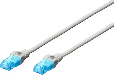 DIGITUS Ecoline Patch Cable bílý 0.25m / UTP / CAT 5e / AWG 26:7