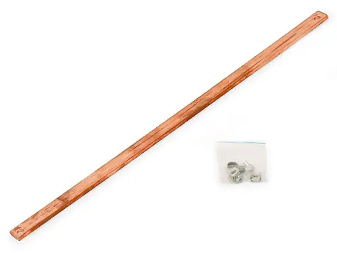 Triton RAX-ZL-X02-A1 19“ zemnicí lišta horizontální / měď 5 x 20 mm