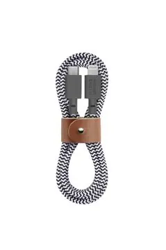 Native Union Belt Cable USB-C - Lightning 1.2m zebra