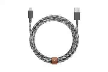Native Union Belt Cable XL USB-A - Lightning 3m zebra