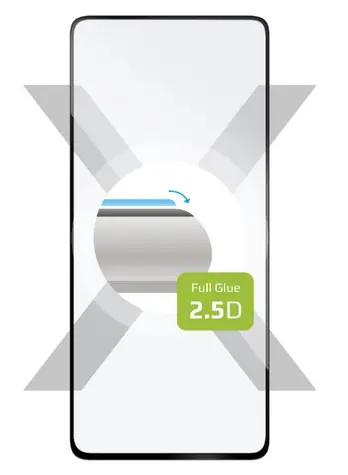 FIXED Full-Cover Ochranné tvrzené sklo pro Xiaomi Redmi Note 9S & 9 Pro 9 Pro Max černá / lepení přes celý displeji