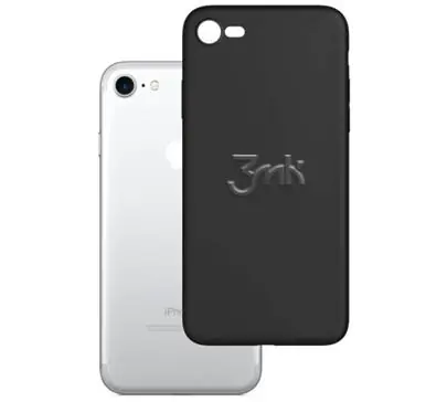 3mk Matt Case ochranný kryt pro Apple iPhone 7 & 8 & SE (2020) černá