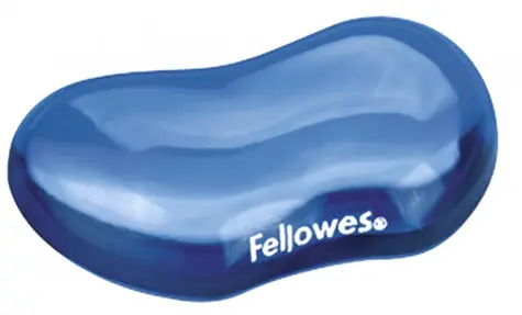 Fellowes CRYSTAL Gelová podložka pod zápěstí modrá