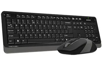 A4tech FSTYLER FG1010 šedá / Bezdrátová klávesnice + myš / 2.4GHz / USB