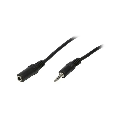 LogiLink prodlužovací audio kabel 3.5mm jack 10m černá