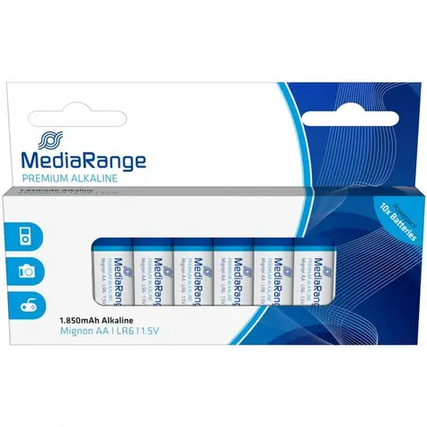 MediaRange Premium baterie Mignon AA 1.5V Alkalické 10ks 