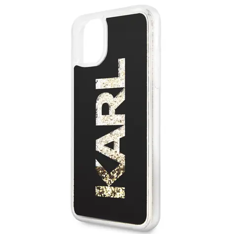 Karl Lagerfeld TPU Glitter pouzdro pro Apple iPhone 11 Pro zlatá
