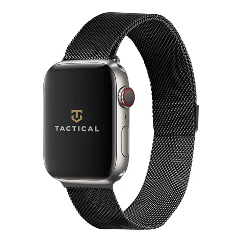 Tactical 351 Loop Magnetický Kovový Řemínek pro Apple Watch 4 (44mm) černá