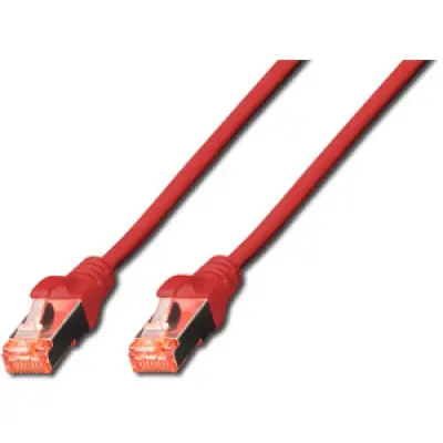 Digitus CAT 6 Patch Cable S-FTP 2m červená / AWG 27|7 / LSOH / Měď