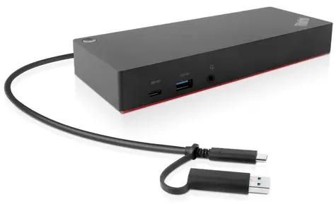 Lenovo ThinkPad Hybrid USB-C with USB-A Dock 135W / Dokovací stanice / výstup 90W / DP + HDMI / USB / 3.5 mm jack