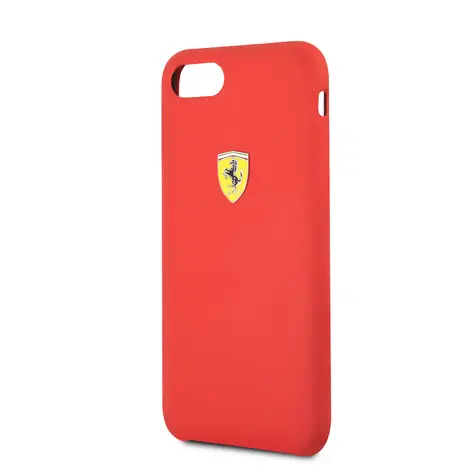 Ferrari SF Silikonový Kryt pro Apple iPhone 8 & SE2020 červená