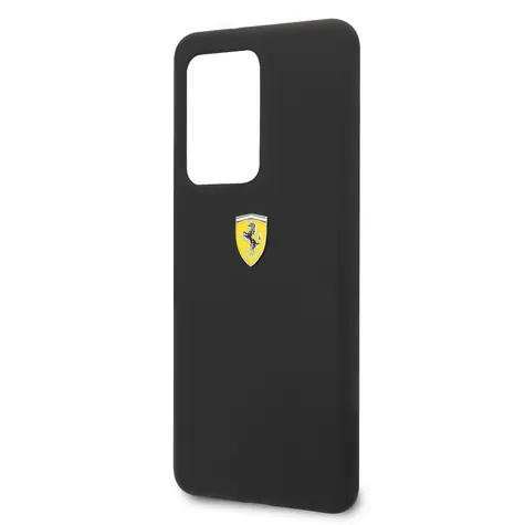 Ferrari SF Silikonový Kryt pro Samsung Galaxy S20 Ultra černá