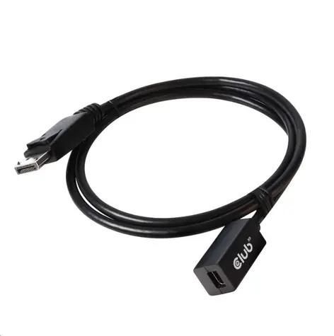 Club3D Kabel Mini DisplayPort 1.4 na DisplayPort 8K@60Hz DSC 1.2 HBR3 HDR Bidirectional (F-M) / 1m